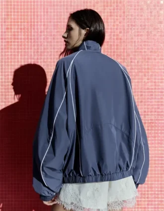 Veste technique contrastée